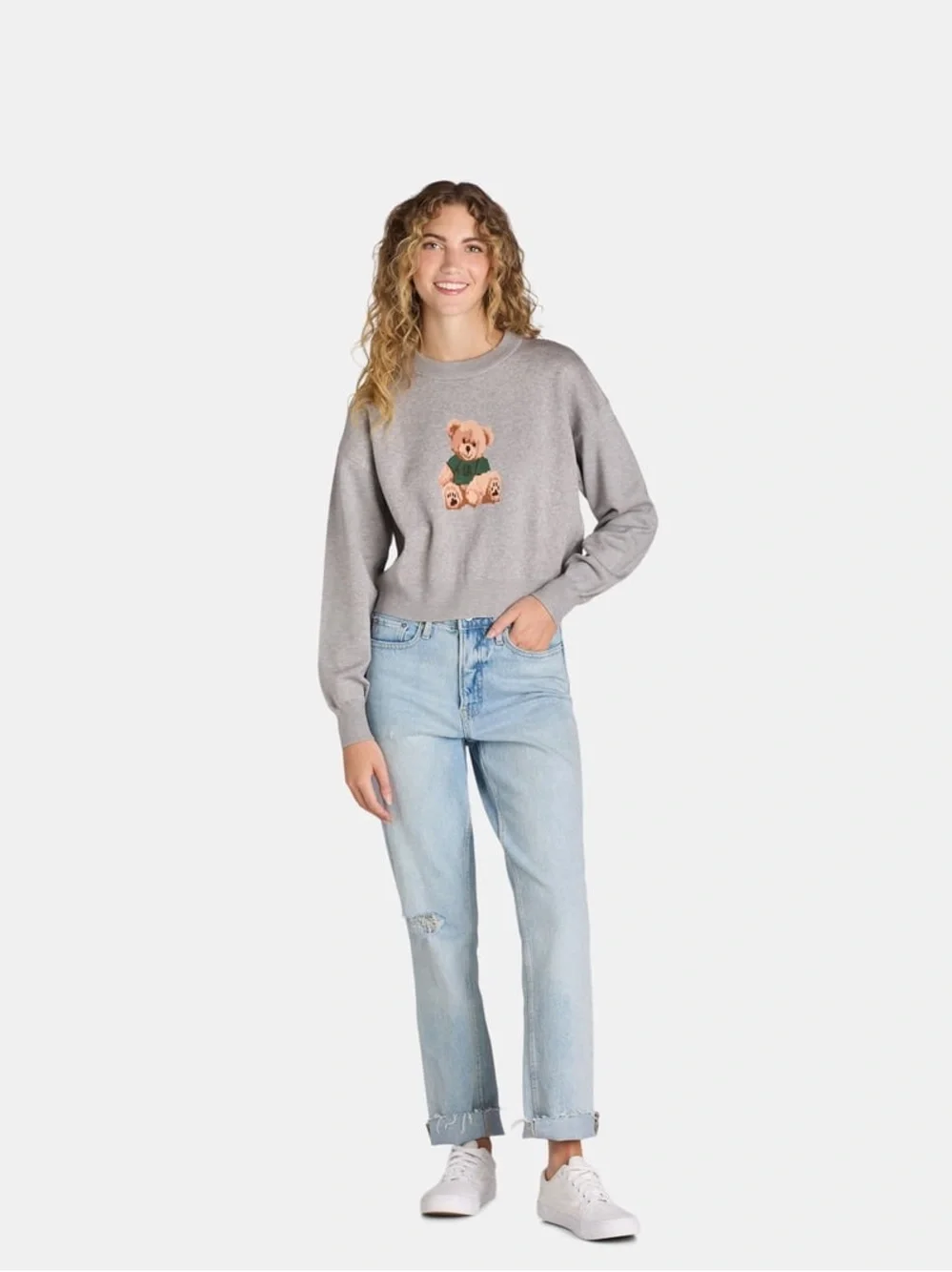 Liv & Lottie | Juniors’ Bear Graphic Sweater